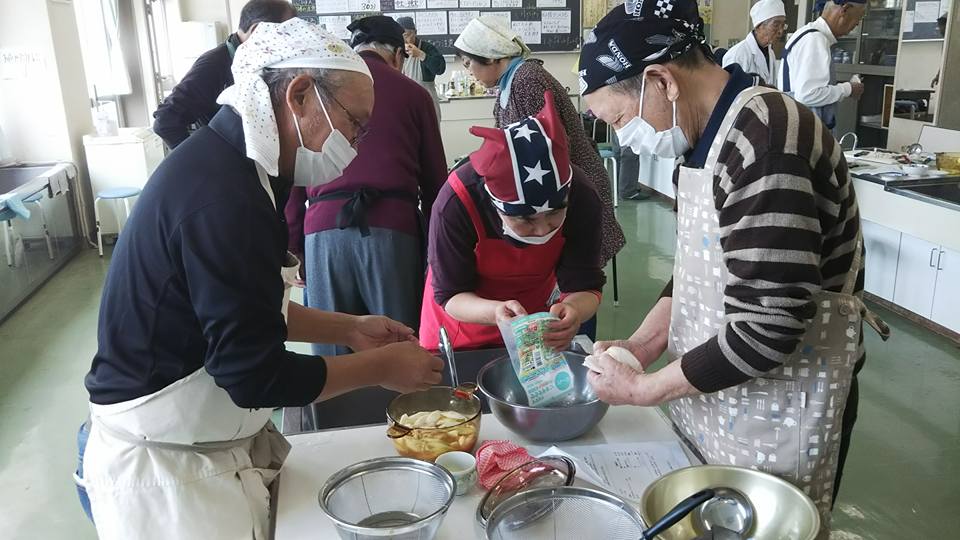 「男の料理教室」開催時の写真